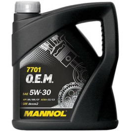 Mannol 7701 O.E.M. Chevrolet Opel 5W-30 Energy Formula OP 4л
