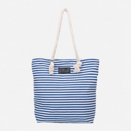 Eterno Женская пляжная сумка  DET1806-1 Бело-синяя (2900000066403)