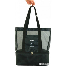 TRAUM Женская пляжная сумка  черная (7011-30)