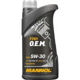 Mannol 7701 O.E.M. for Chevrolet Opel 5W-30 1л