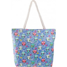 Valiria Fashion Женская пляжная сумка  голубая (3DETAL1812-2)