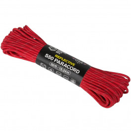Atwood Rope MFG 550 Paracord Reflective 15 м - Red (CD-PR5-NL-25)