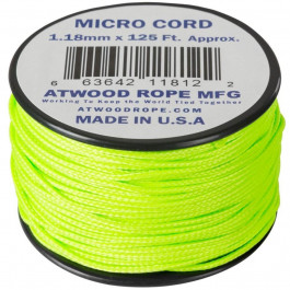 Atwood Rope MFG Micro Cord 38 м - Neon Green (CD-MC1-NL-0Q)