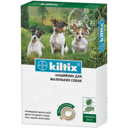 Bayer Kiltix ошейник для котов и собак от блох и клещей, 35 см (4007221035114)