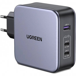 UGREEN CD289 GaN 140W Fast Charger Gray + Type-C to Type-C (90549)