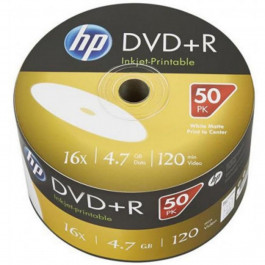 HP DVD+R 4.7 GB 16X IJ Print 50pcs (69304/DRE00070WIP-3)