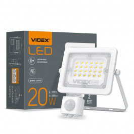 VIDEX Світлодіодний сенсорний прожектор  VL-Fe-205W-S 20W 5000K білий (4820118294612)