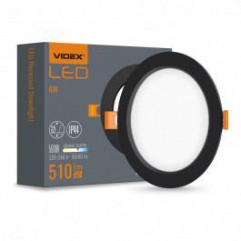 VIDEX LED 6W 5000K Black (VL-DLBR-065B)