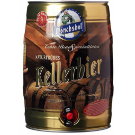 Monchshof Пиво  Kellerbier, mini keg, 5 л (4082100004467)