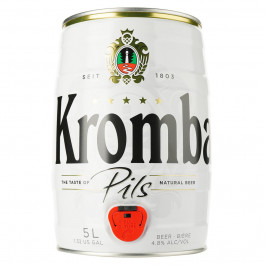 Krombacher Пиво , Pils, mini keg, 5 л (4008287030037)