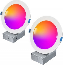 Govee H601B Smart LED RGBWW Recessed Lights 2-pack (B601B3C1)
