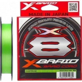 YGK X-Braid Cord x8 / Chartreuse / #2.0 / 0.235mm 150m 16.0kg