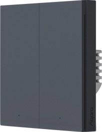 Aqara Smart Wall Switch H1 2-Button Gray (WS-EUK02 GRAY)