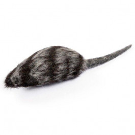 Природа Іграшка для кішок  "Полівка смугаста" сіра, 5х14 см (4823082430710)
