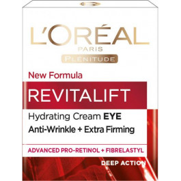 L'Oreal Paris Інтенсивний крем-догляд проти темних кіл та зморшок  Revitalift Anti-Wrinkle Eye Cream, для шкіри на
