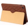 Jisoncase Quilted Leather Smart Case for iPad Mini Brown JS-IDM-02G20 - зображення 2
