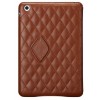Jisoncase Quilted Leather Smart Case for iPad Mini Brown JS-IDM-02G20 - зображення 3