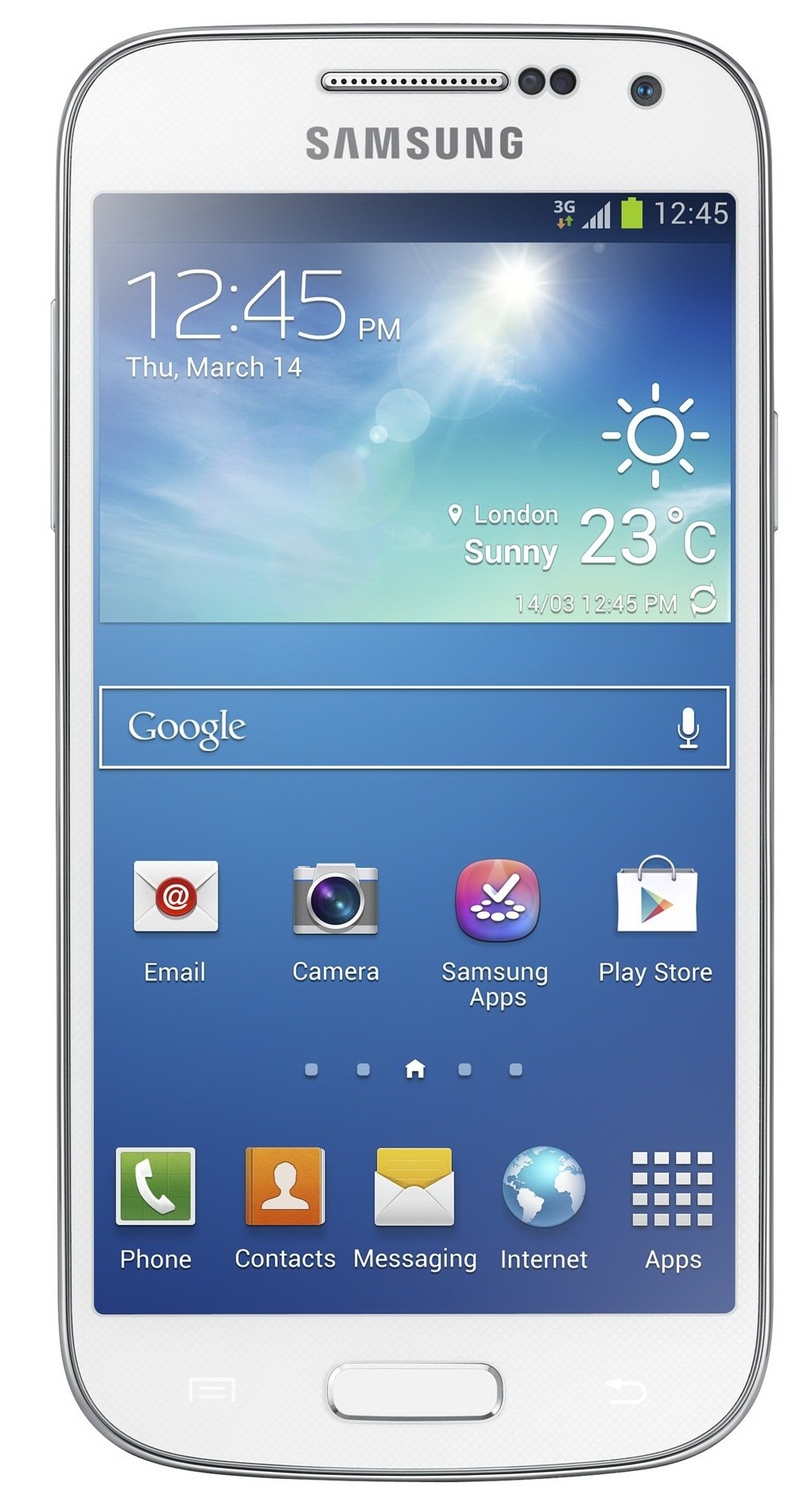 Samsung I9195 Galaxy S4 Mini (White) - зображення 1
