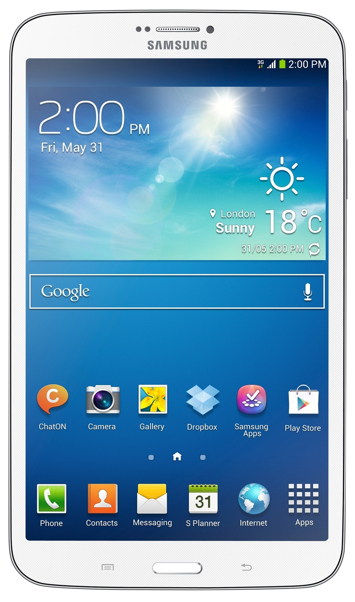 Samsung Galaxy Tab 3 8.0 16GB White (SM-T3110ZWA) - зображення 1