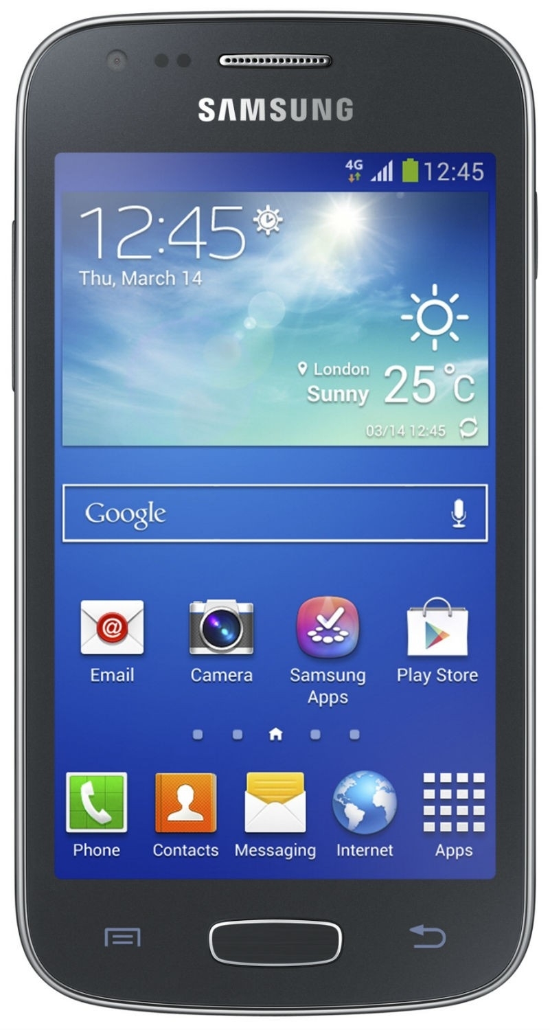 Samsung S7272 Galaxy Ace 3 (Metallic Black) - зображення 1