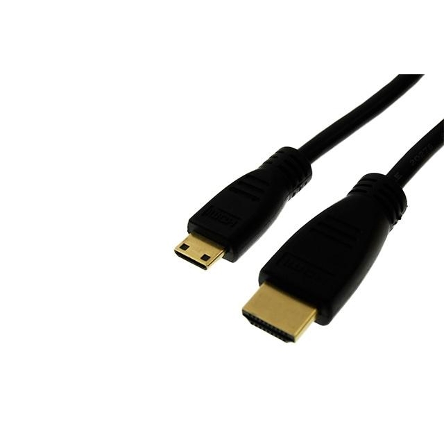 Drobak mini HDMI на HDMI, 2.0м 1.3 V, позолота (212660) - зображення 1