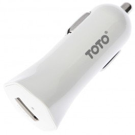 TOTO TZG-03 Car charger 1USB 2,4A White (TZG-03-Wt)