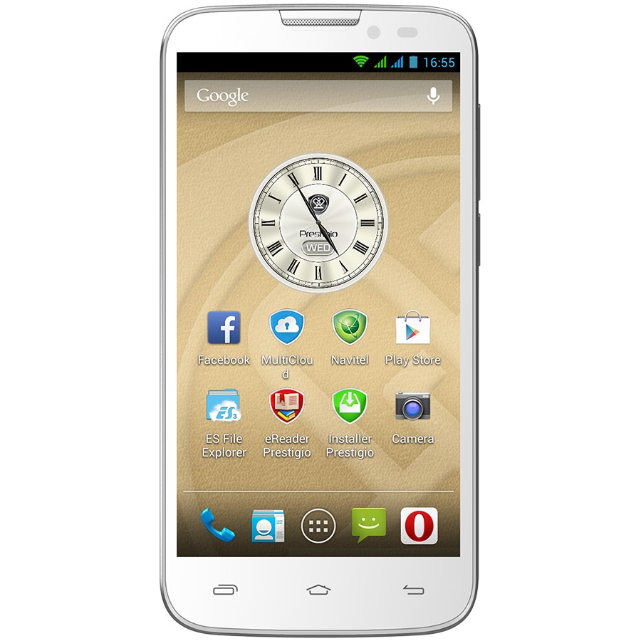 Prestigio MultiPhone 5517 DUO (White) - зображення 1