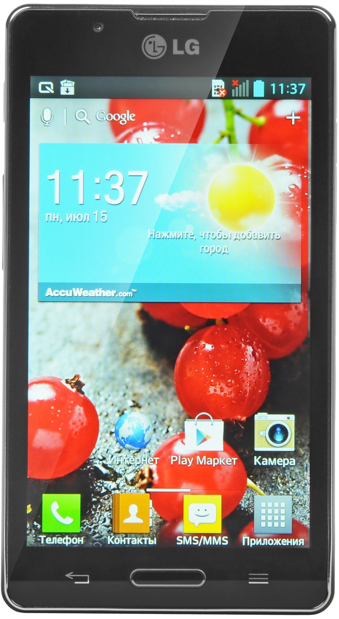 LG P710 Optimus L7 II (Black) - зображення 1