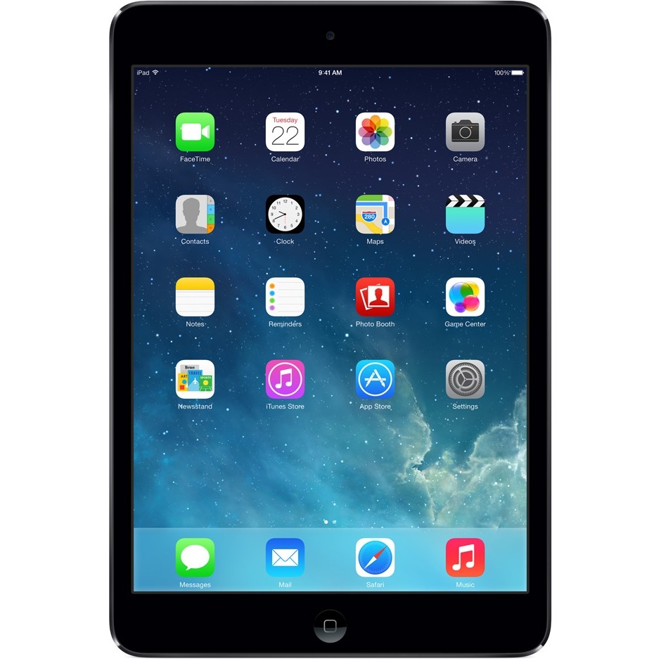 Apple iPad mini with Retina display Wi-Fi 16GB Space Gray (ME276) - зображення 1