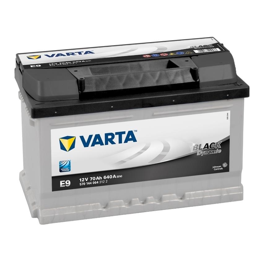 Varta 6СТ-70 BLACK dynamic E9 (570144064) - зображення 1