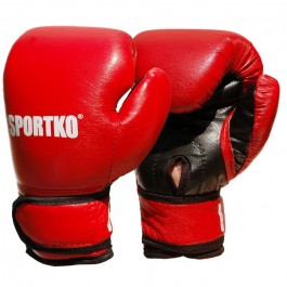 Sportko Боксерские перчатки кожвинил 6 oz (ПД2-6-OZ)
