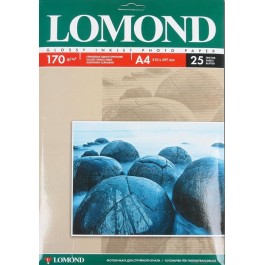 Lomond Photo Inkjet Paper Glossy 170 g/m2 A4/25