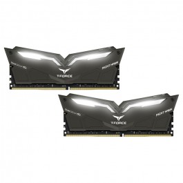 TEAM 16 GB (2x8GB) DDR4 3200 MHz T-Force Night Hawk White LED (THWD416G3200HC16CDC01)