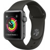 Apple  Watch Series 3 GPS 38mm Space Gray Aluminum w. Gray Sport B. - Space Gray (MR352)