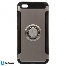 BeCover Magnetic Ring Stand для Xiaomi Redmi Note 5A Grey (701768)