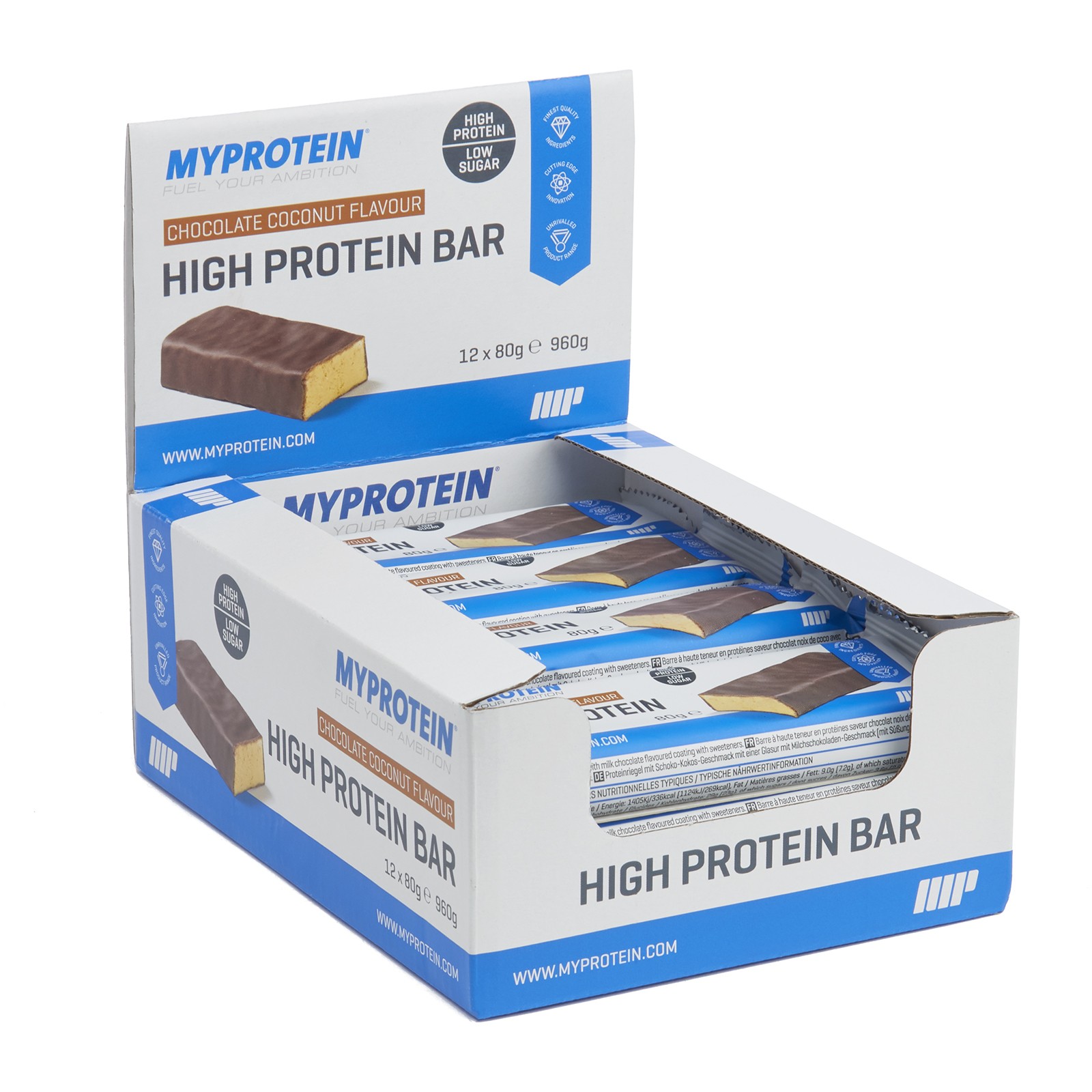 MyProtein High Protein Bar 12x80 g Chocolate Mint - зображення 1