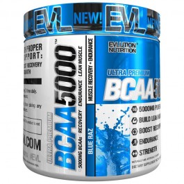 Evlution Nutrition BCAA5000 Powder 240 g /30 servings/ Blue Raz