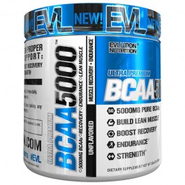 Evlution Nutrition BCAA5000 Powder 300 g /60 servings/ Unflavored