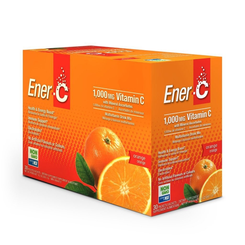 Ener-C Multivitamin Drink Mix - 1,000mg Vitamin C 30 packets Orange - зображення 1