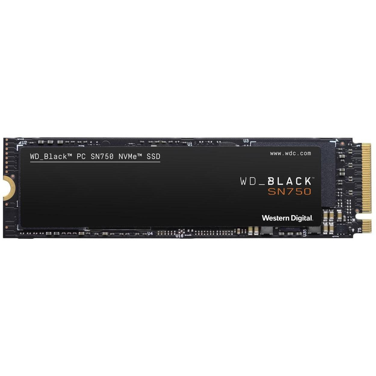 WD Black SN750 NVME SSD 500 GB (WDS500G3X0C) - зображення 1
