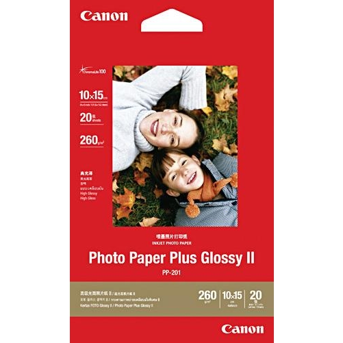 Canon PP-201 Photo Paper Glossy 260 г/м2, 10x15 см, 50 л (2311B003) - зображення 1