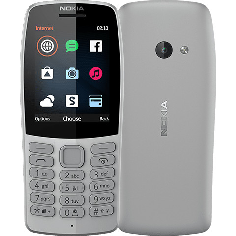 Nokia 210 Dual SIM 2019 Grey (16OTRD01A03) - зображення 1