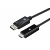 2E DisplayPort - HDMI 1.8m Black (2E-W1705) - зображення 2