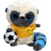 М'яка іграшка Aurora Лемур Футболист жёлтая футболка 12 см Yoohoo (91303P)