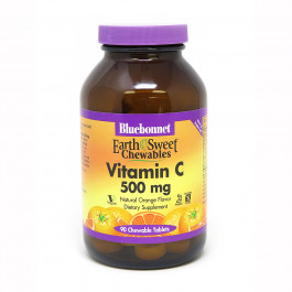 Bluebonnet Nutrition EarthSweet Chewables Vitamin C 500 mg 90 tabs Natural Orange