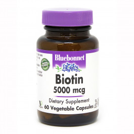 Bluebonnet Nutrition Biotin 5000 mcg 60 caps