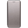 TOTO Book Rounded Leather Case iPhone X/XS Gray - зображення 1