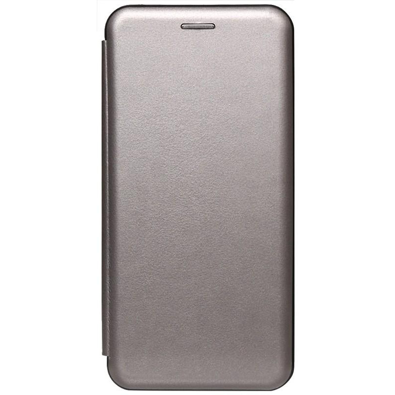 TOTO Book Rounded Leather Case iPhone X/XS Gray - зображення 1