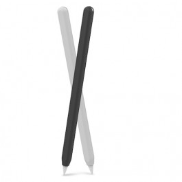AHASTYLE Silicone Sleeves for Apple Pencil 2 - 2 pack, Black/White (AHA-01650-BNW)