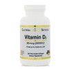 Вітаміни California Gold Nutrition Vitamin D3 50 mcg /2000 IU/ 360 caps